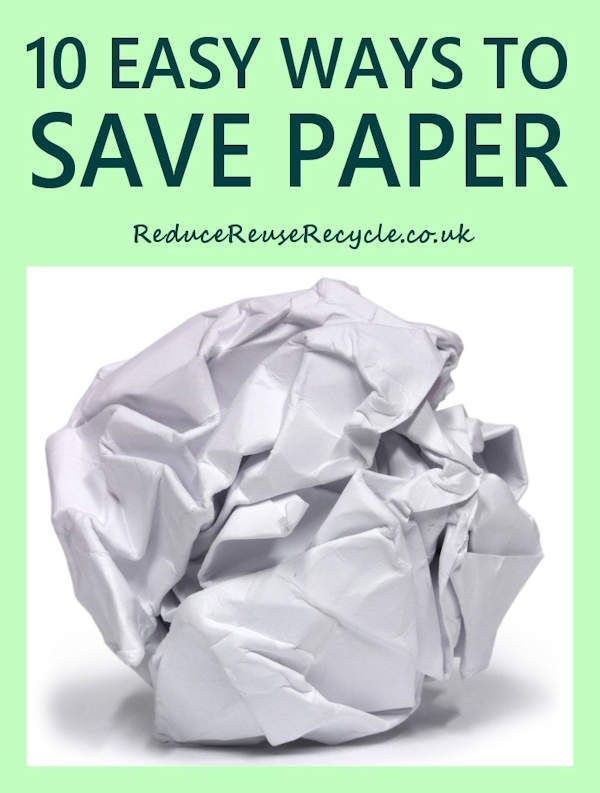 10 Ways to Save Paper